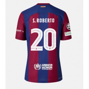 Barcelona Sergi Roberto #20 Domaci Dres 2023-24 Kratak Rukavima